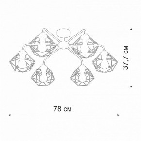 Потолочная люстра Vitaluce V42580 V42580-1/6PL в Менделеевске - mendeleevsk.ok-mebel.com | фото 2