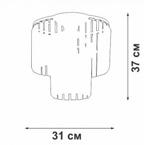 Потолочная люстра Vitaluce V5153 V5153-1/4PL в Менделеевске - mendeleevsk.ok-mebel.com | фото 4