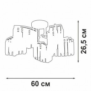 Потолочная люстра Vitaluce V5884 V5884-0/5PL в Менделеевске - mendeleevsk.ok-mebel.com | фото 3