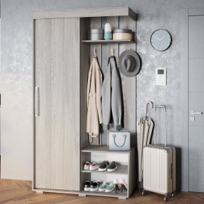 Прихожая Зара ПР-01 (ясень белый) в Менделеевске - mendeleevsk.ok-mebel.com | фото 3
