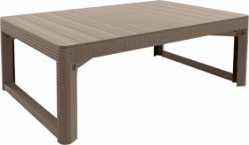 Раскладной стол Лион с регулируемой высотой столешницы (Lyon rattan table) капучино (h400/650) в Менделеевске - mendeleevsk.ok-mebel.com | фото 4