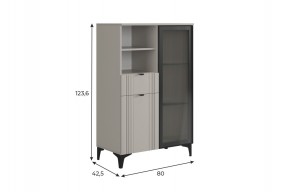 РИЧ Комод 2 со стеклом в Менделеевске - mendeleevsk.ok-mebel.com | фото 2