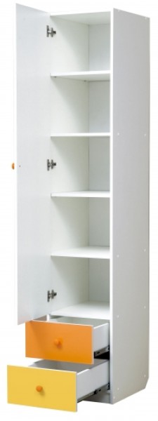 Шкаф 1-но дверный с ящиками Радуга (400) в Менделеевске - mendeleevsk.ok-mebel.com | фото 2