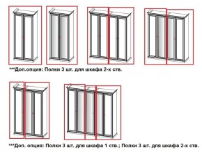 Шкаф 2-х створчатый с зеркалом Афина (караваджо) в Менделеевске - mendeleevsk.ok-mebel.com | фото 2