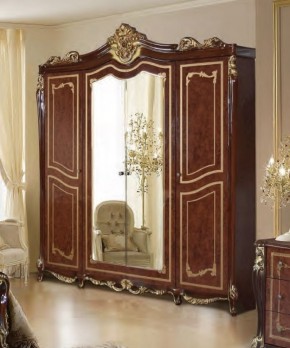 Шкаф 4-х дверный с зеркалами (19.144) Джоконда в Менделеевске - mendeleevsk.ok-mebel.com | фото