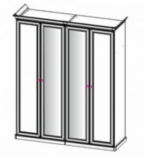 Шкаф 4-х створчатый (2+2) с Зеркалом "Патрисия" (караваджо) в Менделеевске - mendeleevsk.ok-mebel.com | фото