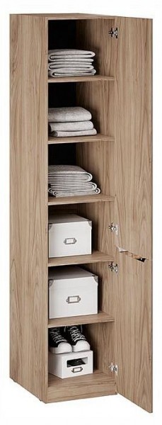 Шкаф для белья Глосс СМ-319.07.001 в Менделеевске - mendeleevsk.ok-mebel.com | фото 2