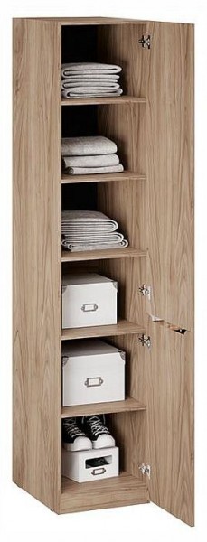 Шкаф для белья Глосс СМ-319.07.002 в Менделеевске - mendeleevsk.ok-mebel.com | фото 2