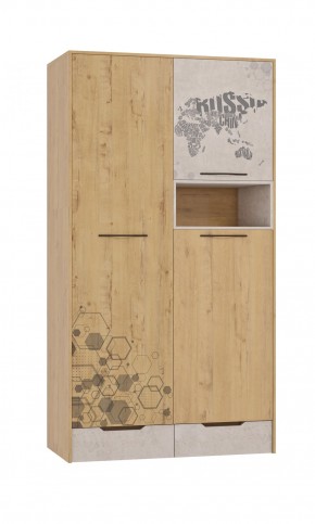 Шкаф для одежды 3 двери и 2 ящика Шк134.0 ДС Стэнфорд в Менделеевске - mendeleevsk.ok-mebel.com | фото