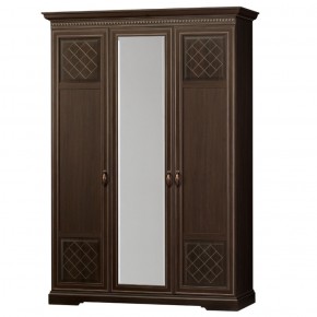 Шкаф для одежды 3-дверный №800 Парма Дуб нортон темный в Менделеевске - mendeleevsk.ok-mebel.com | фото
