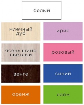 Шкаф ДМ 800 с 2-мя ящиками (розовый) в Менделеевске - mendeleevsk.ok-mebel.com | фото 3