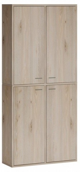 Шкаф книжный Домино СУ(ш2в2)+4ФГ в Менделеевске - mendeleevsk.ok-mebel.com | фото