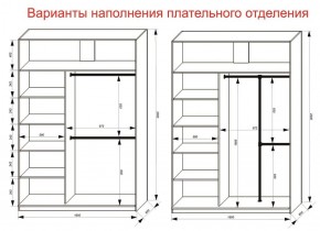 Шкаф-купе 1600 серии SOFT D8+D2+B2+PL4 (2 ящика+F обр.штанга) профиль «Графит» в Менделеевске - mendeleevsk.ok-mebel.com | фото 8