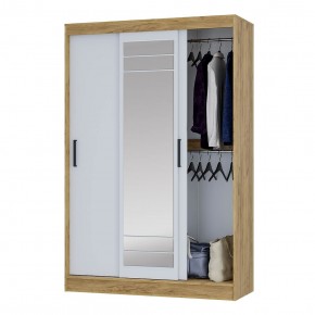 Шкаф-купе Тео ШКК-02 (крафт/белый) в Менделеевске - mendeleevsk.ok-mebel.com | фото 3