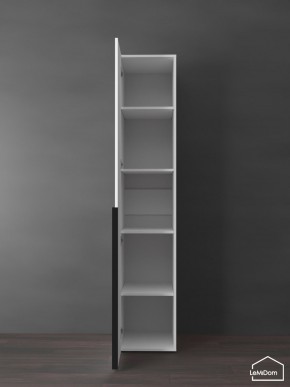 Шкаф Linnea MHR-1-2 2050х400х510 (Белый-М 11.1.1) в Менделеевске - mendeleevsk.ok-mebel.com | фото 4