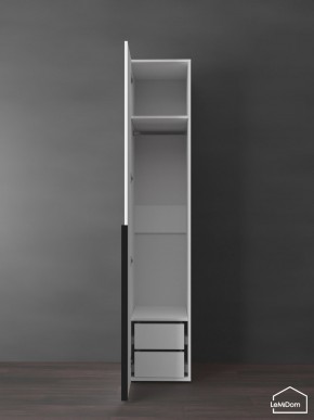 Шкаф Linnea MHR-1-3 2050х400х510 (Белый-М 11.1.1) в Менделеевске - mendeleevsk.ok-mebel.com | фото 6