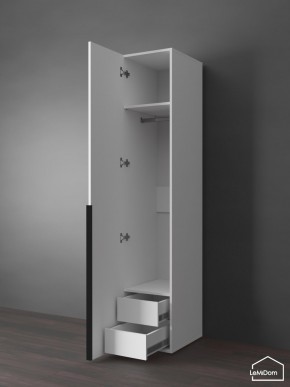 Шкаф Linnea MHR-1-3 2050х400х510 (Белый-М 11.1.1) в Менделеевске - mendeleevsk.ok-mebel.com | фото 7