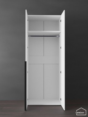 Шкаф Linnea MHR-2 2050х800х510 (Белый-М 11.1.2) в Менделеевске - mendeleevsk.ok-mebel.com | фото 4