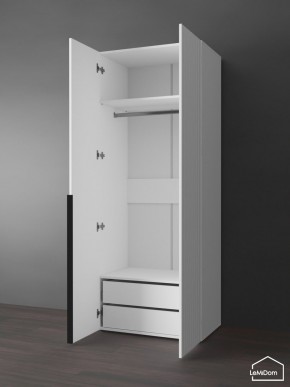 Шкаф Linnea MHR-2-3 2050х800х510 (Белый-М 11.1.2) в Менделеевске - mendeleevsk.ok-mebel.com | фото 6