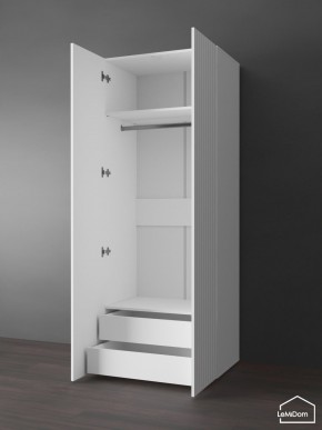 Шкаф Linnea MHR-2PO-3 2050х800х510 (Белый-М 11.1.2) в Менделеевске - mendeleevsk.ok-mebel.com | фото 5