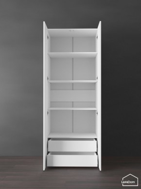 Шкаф Linnea MHR-2PO-4 2050х800х510 (Белый-М 11.1.2) в Менделеевске - mendeleevsk.ok-mebel.com | фото 6