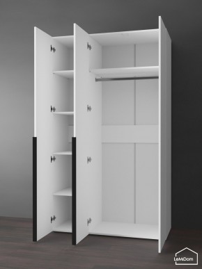 Шкаф Linnea MHR-3-1 2050х1200х510 (Белый-М 11.1.2) в Менделеевске - mendeleevsk.ok-mebel.com | фото 5