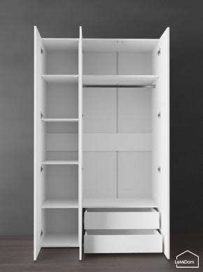 Шкаф Linnea MHR-3PO-2 2050х1200х510 (Белый-М 11.1.2) в Менделеевске - mendeleevsk.ok-mebel.com | фото 5