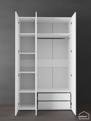 Шкаф Linnea MHR-3PO-2 2050х1200х510 (Белый-М 11.1.2) в Менделеевске - mendeleevsk.ok-mebel.com | фото 6