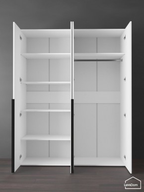Шкаф Linnea MHR-4-1 2050х1600х510 (Белый-М 11.1.2) в Менделеевске - mendeleevsk.ok-mebel.com | фото 4