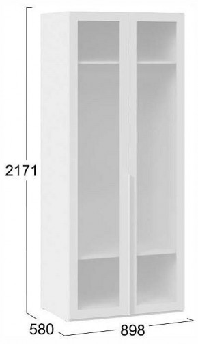 Шкаф платяной Порто СМ-393.07.009 в Менделеевске - mendeleevsk.ok-mebel.com | фото 3