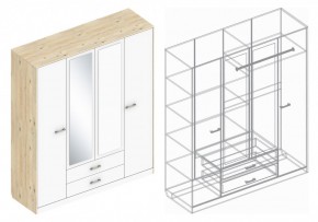 Шкаф "Милана" 4-х створчатый в Менделеевске - mendeleevsk.ok-mebel.com | фото 3