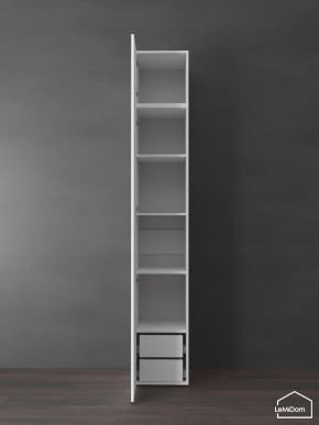 Шкаф с антресолью Linnea MHR-1POA-4 2450х400х510 (Белый-М 11.1.2) в Менделеевске - mendeleevsk.ok-mebel.com | фото 6