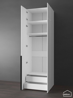 Шкаф с антресолью Linnea MHR-2A-3 2450х800х510 (Белый-М 11.1.2) в Менделеевске - mendeleevsk.ok-mebel.com | фото 5