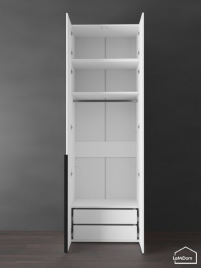 Шкаф с антресолью Linnea MHR-2A-3 2450х800х510 (Белый-М 11.1.2) в Менделеевске - mendeleevsk.ok-mebel.com | фото 6