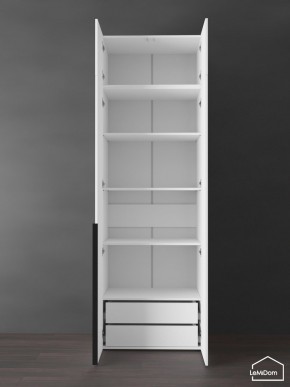 Шкаф с антресолью Linnea MHR-2A-4 2450х800х510 (Белый-М 11.1.2) в Менделеевске - mendeleevsk.ok-mebel.com | фото 6
