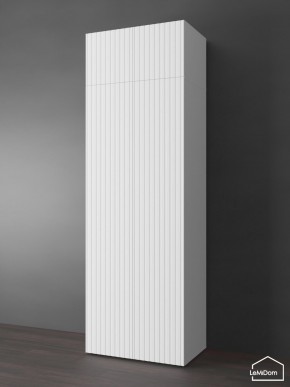 Шкаф с антресолью Linnea MHR-2POA-4 2450х800х510 (Белый-М 11.1.2) в Менделеевске - mendeleevsk.ok-mebel.com | фото