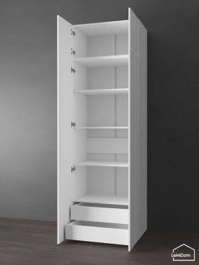 Шкаф с антресолью Linnea MHR-2POA-4 2450х800х510 (Белый-М 11.1.2) в Менделеевске - mendeleevsk.ok-mebel.com | фото 5