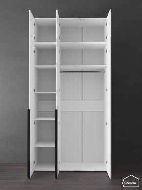 Шкаф с антресолью Linnea MHR-3A-1 2450х1200х510 (Белый-М 11.1.2) в Менделеевске - mendeleevsk.ok-mebel.com | фото 5