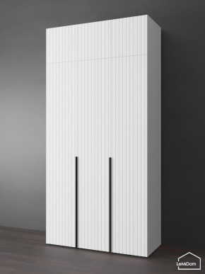 Шкаф с антресолью Linnea MHR-3A-2 2450х1200х510 (Белый-М 11.1.1) в Менделеевске - mendeleevsk.ok-mebel.com | фото