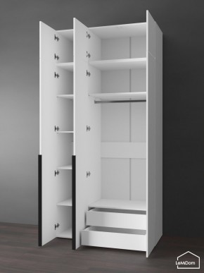Шкаф с антресолью Linnea MHR-3A-2 2450х1200х510 (Белый-М 11.1.1) в Менделеевске - mendeleevsk.ok-mebel.com | фото 5