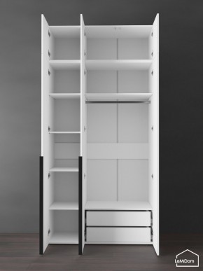 Шкаф с антресолью Linnea MHR-3A-2 2450х1200х510 (Белый-М 11.1.1) в Менделеевске - mendeleevsk.ok-mebel.com | фото 6