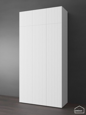 Шкаф с антресолью Linnea MHR-3POA-2 2450х1200х510 (Белый-М 11.1.2) в Менделеевске - mendeleevsk.ok-mebel.com | фото