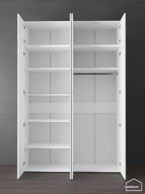 Шкаф с антресолью Linnea MHR-4POA-1 2450х1600х510 (Белый-М 11.1.1) в Менделеевске - mendeleevsk.ok-mebel.com | фото 4
