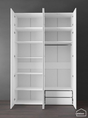Шкаф с антресолью Linnea MHR-4POA-2 2450х1600х510 (Белый-М 11.1.2) в Менделеевске - mendeleevsk.ok-mebel.com | фото 5
