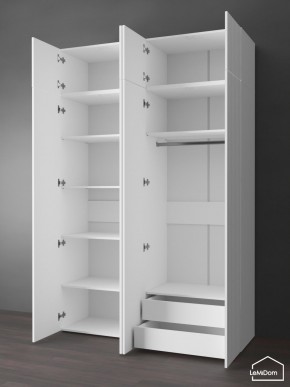 Шкаф с антресолью Linnea MHR-4POA-2 2450х1600х510 (Белый-М 11.1.2) в Менделеевске - mendeleevsk.ok-mebel.com | фото 6