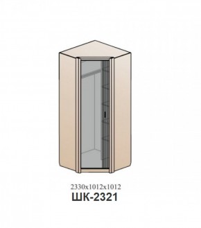 Шкаф ШЕР Дуб серый/айронвуд серебро (ШК-2321) в Менделеевске - mendeleevsk.ok-mebel.com | фото