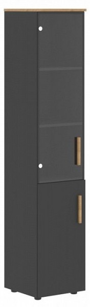 Шкаф-витрина Forta FHC 40.2(L) в Менделеевске - mendeleevsk.ok-mebel.com | фото