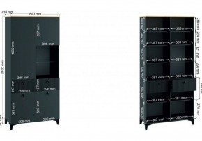 Шкаф-витрина Ника в Менделеевске - mendeleevsk.ok-mebel.com | фото 3