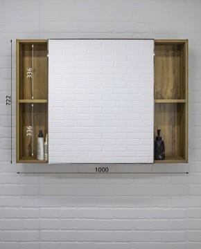 Шкаф-зеркало Craft 100 левый/правый Домино (DCr2206HZ) в Менделеевске - mendeleevsk.ok-mebel.com | фото 6