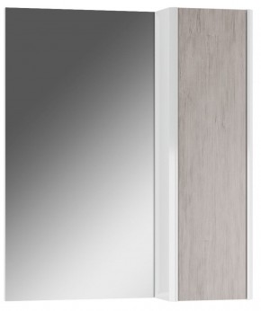 Шкаф-зеркало Uno 60 Дуб серый левый/правый Домино (DU1503HZ) в Менделеевске - mendeleevsk.ok-mebel.com | фото 1